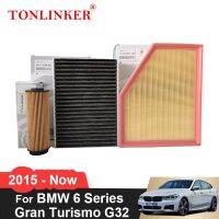 TONLINKER ที่กรองอากาศในรถตัวกรองอากาศไส้กรองน้ำมันสำหรับ Bmw 6 Series G32 GT 620D 630I 2.0L 630D 640I 640D 3.0L 2017-2020 2021 2022-