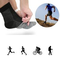 +‘； New Comfort Foot Anti Fatigue Compression Foot Sleeve Ankle Support Running Cycle Socks Outdoor Basketball  Men Ankle Brace Sock