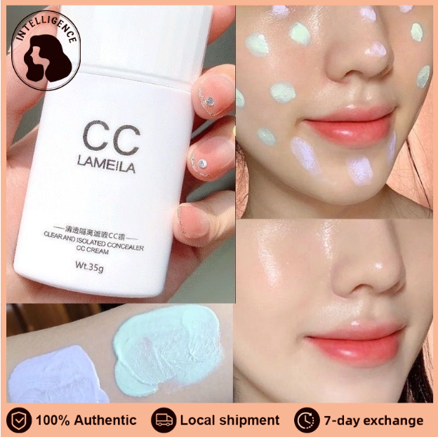 🎀🎀IE BB Cream with Sunscreen Isolation Concealer CC Cream Women Bare Face  Oil-control Concealed Pore Makeup Primer COD