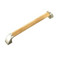 ¤ Fixed Support Rail Wall Mounted Non Slip Wear Resistant Home Bathroom Waterproof For Elderly Wooden Grab Bar Durable Heavy Duty