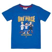 เสื้อยืดเด็ก วันพีช One Piece 967-1-BLU