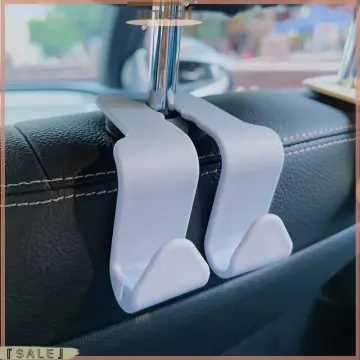 Cheap Fonken Double Head Hooks Car Rear Seat Hanging Holder Car Storage  Rack Organizer Headrest Hanger Hook Car Accessories