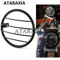 5.75 "Universal รถจักรยานยนต์ Vintage ไฟหน้า Protector R Grill Light สำหรับ Harley Ducati Chopper Yamaha Cafe Racer