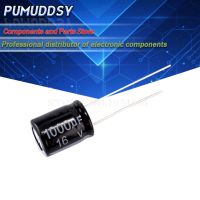 10PCS Higt quality 16V1000UF 10*13mm 1000UF 16V 10*13 Electrolytic capacitor Electrical Circuitry Parts