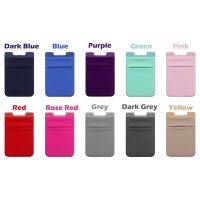 New Fashion Unisex Lycra Card Sleeve ID Card Holder Credit Cards Pouch Cellphone Pocket