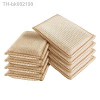 ◘✌ Breathable bamboo fiber strong water absorption efficient degreasing and decontamination mildew-proof high-elastic sponge Kitche