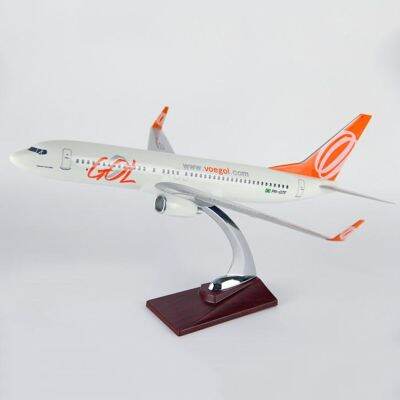 40Cm 1/100 PR-GTF Boeing 737 GOL Brazil Airlines VOEGOL Metal Landing Gear Plane Model Toys Aircraft Diecast For Kids Airplane