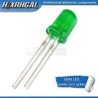 100pcs Green light-emitting diodes Green turn Green 5mm led new and original hjxrhgal Electrical Circuitry Parts