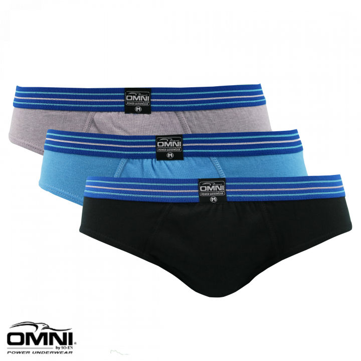 OMNI by SOEN ZBO3-1222C Men's 3in1 Bikini Outside Brief | Lazada PH