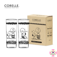 CORELLE พิกัดสนูปี้และชาร์ลีกระจกบางถ้วยของขวัญ2P 300มล.