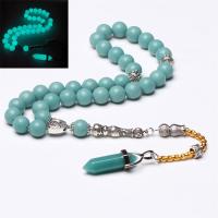 เรืองแสงในที่มืด Tasbih Perline Di Preghiera Islam Misbaha Pietra Luminrosario Musulmano 33 66 99 Perline Islamico Subha Masbaha