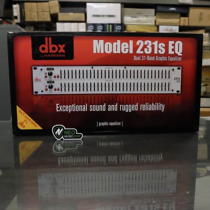 Equalizer DBX 231s Dual Channel 31Band Equalizer ORIGINAL HARMAN