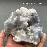 100 ธรรมชาติภายในมองโกเลียสีฟ้าก้าว Fluorite คริสตัลแร่ตัวอย่างมีหน้าต่างภายใต้เรืองแสง