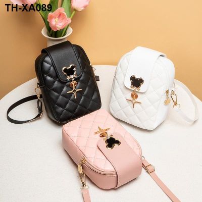 ❏ phone handbags new amazon diamond single shoulder bag embroidered inclined