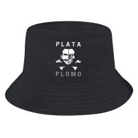 เสื้อยืดแขนลำลองขาสั้น Narcos Crime TV ปาโบลเอสโกบาร์ Topi Bucket PLATA O PLOMO 2023คุณภาพสูง