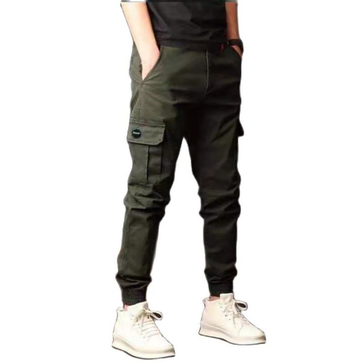 6 Pocket Jogger Pants Cargo For Men Plain | Lazada PH