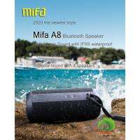 SALE New Mifa A8 Bluetooth Speaker 30W Stereo Sound with IPX6 กันน้ำwaterproof 12 hours playtime superior sound with 4speaker สื่อบันเทิงภายในบ้าน ลำโพง