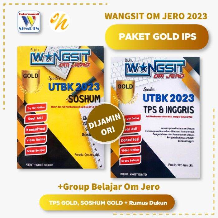 [HARGA PROMO] Buku Wangsit 2023 Utbk Sbmptn 2023 Gold Ips Soshum 2023 ...