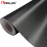 30cmx127cm 3D Carbon Fiber Vinyl Car Wrap Sheet Roll Film Car Stickers and Decal Motorcycle Auto Styling Accessories Automobiles