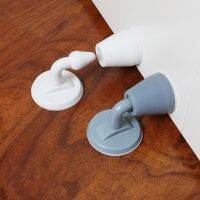 Silicone door stopper wall protector Self Adhesive hook Child safety Collision-proof Cushion Pad Block Bumper Hidden Door Holder