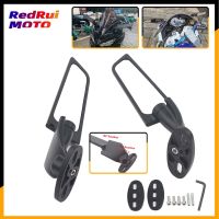 Wide field of view motorcycle rotating fixed wind wing rearview mirror for CFMOTO SR250 250SR HYOSUNG GT650R GT250R