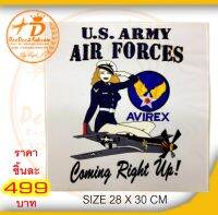 อาร์มขนาดใหญ่​ US​ ARMY​ AIR​ FORCE​ ราคาชิ้นละ​ 499​ บาท​ ปักสวย​ แพท​ อาร์ม​ เครื่องหมายผ้า ​ราคาโรงปัก​ deedee2pakcom