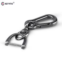 KEYYOU New Arrival Fashion Motorcycle Cars Keychain Metal Black silver Keyring Key Fobs OEM Jewelry Key Chain