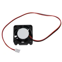 25mm x 10mm 2Pin DC 12V 0.05A Black Plastic Mini Cooling Fan