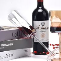 Special-shaped red wine glass set creative Nordic light luxury modern style goblet water high-end personalized wine glass