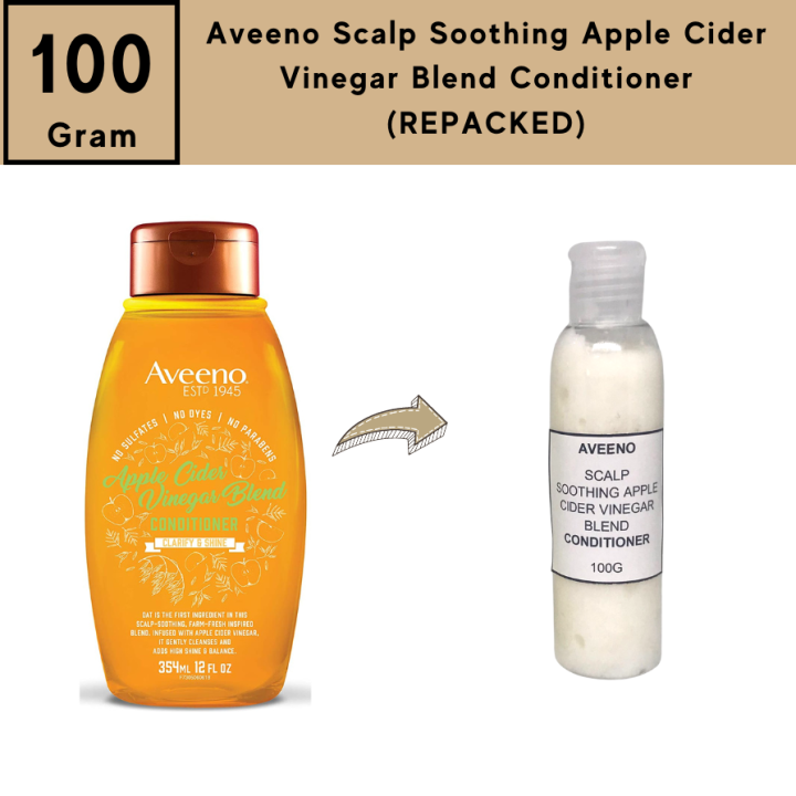 Aveeno Scalp Soothing Apple Cider Vinegar Blend Conditioner Clarify And