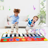 Large Size Musical Mat Baby Play Piano Mat Keyboard Toy Music Instrument Game Car Educational Toys for Kid Gifts