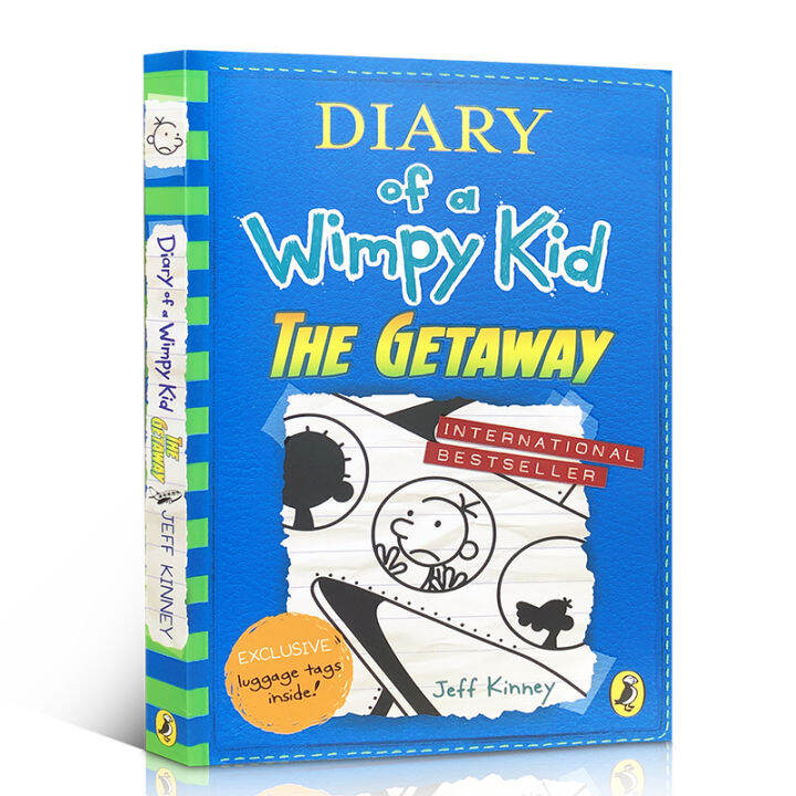 Original Popular Comic Books Diary of A Wimpy Kid 12 The Getaway Jeff ...