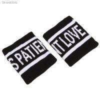 ❀ 2Pcs/Pair Adult Kids Running Sports Wristband Sweatband Hip-Hop Letters Colored Striped Dancing Wrist Support Brace Wraps Guards