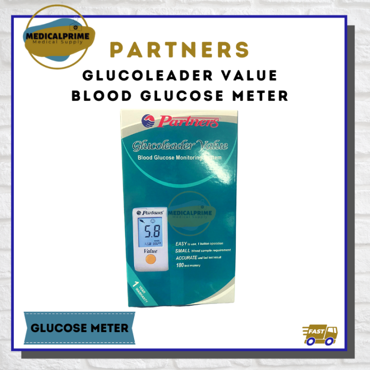 Partners GlucoLeader Value Blood Glucose Monitoring System w/ 25pcs