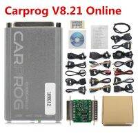 Newest V8.21 V10.93 Carprog Full Adapter Car Prog 8.21 with keygen Online Programmer For RadioDashIMMOECU Auto Repair Tool