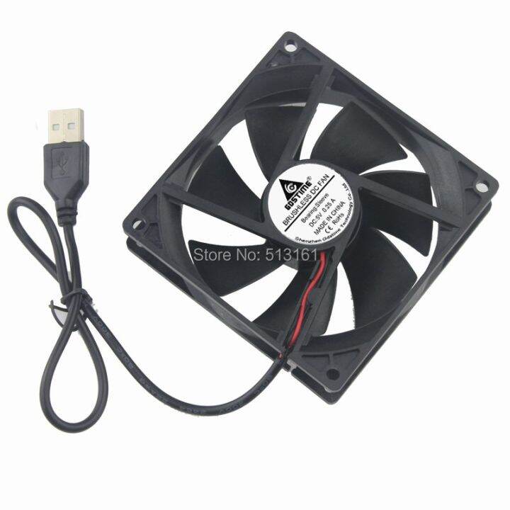 50-pcs-gdstime-92mm-black-dc-5v-usb-cooling-fan-silent-computer-case-pc-cpu-cooler-92x92x25mm-cooling-fans