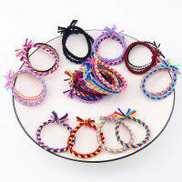 150pcs High Stretch ided Hair Rope Bow Seamless Twist Hair Tie Rubber Band tail Holder DIY Lady Girl Fashion Accessory