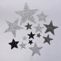 Shining Crystal Rhinestone Star Iron on Patches for Clothing Stickers Stripes on Clothes Appliques Iron-on Transfers DIY Badge Haberdashery