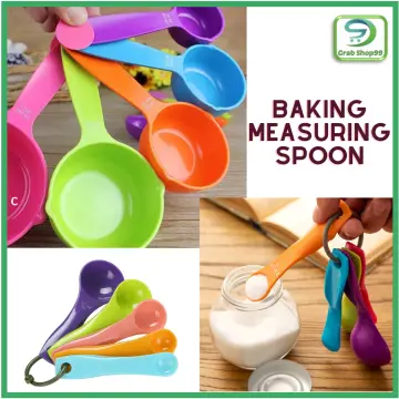 5Pcs/set Kitchen Measuring Spoon Teaspoon Coffee Sugar Cups Baking Cooking  Tools