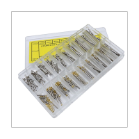 200Pcs 10-28mm Watch Strap Link Pins Connection Fixed Shaft Stainless Steel Raw Ear Rod Watch Bolt Hand Repair Tool Set Kit