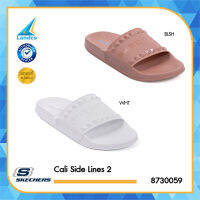 Skechers Collection รองเท้าแตะ รองเท้าแบบสวม สำหรับผู้หญิง W WSD Cali Side Lines 2 8730059 BLSH / WHT (790)