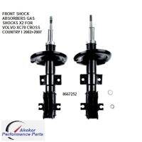 FRONT SHOCK ABSORBERS GAS SHOCKS X2 FOR VOLVO XC70 CROSS COUNTRY I 2002&amp;gt;2007 8667252