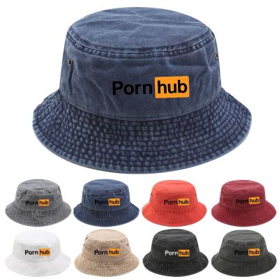 【CW】 2023New PornHub Bob Hats Men Cotton Outdoor Reversible Caps Hat Boy Chapeau Panama Wholesale