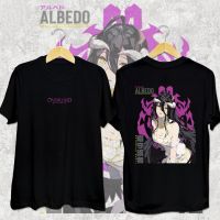 [S-5XL] OVERLORD เสื้อยืดลายการ์ตูนแฟชั่นสีขาว-ดำ ขนาดใหญ่และมีแขนสั้น สำหรับผู้ชายและผู้หญิง เสื้อโอเวอร์ไซส์คอกลมS-5XL