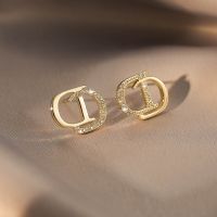 Letter D G Pendant Earrings for Women Gold Color Korean Style Luxury PrettyPendientes Piercing Oreja Aesthetic Envio Gratis