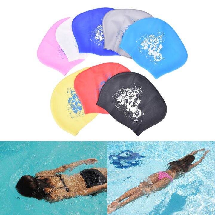 cw-swim-caps-silicone-cap-for-hair-diving-hood-hat-kids-garras-natacion-casquette-arm-glasses