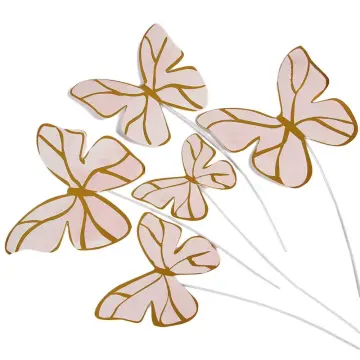 gold butterfly cake tools butterflies for