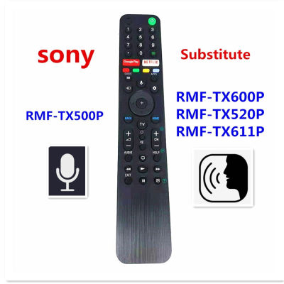 New RMF-TX500P Voice Remote Control For 4K Smart KD55X8000H KD85X8500G KD55X9000H KD65X9500G KD65A8H RMF-TX500P NEW Remote with Voice Control Netflix Play use for 4K UHD Android Bravia X85G Series X8000 Series