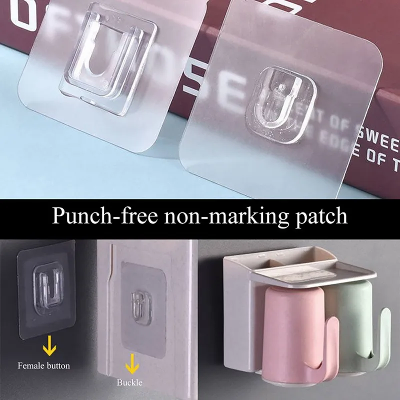 double sided adhesive wall hooks non-marking