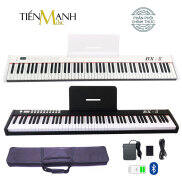 Trả góp 0% Đàn Piano Điện Bora BX-II - 88 Phím nặng Cảm ứng Kết nối máy